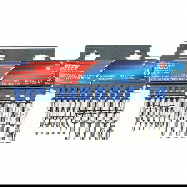 Torx Bit Socket Set: 12 Pc